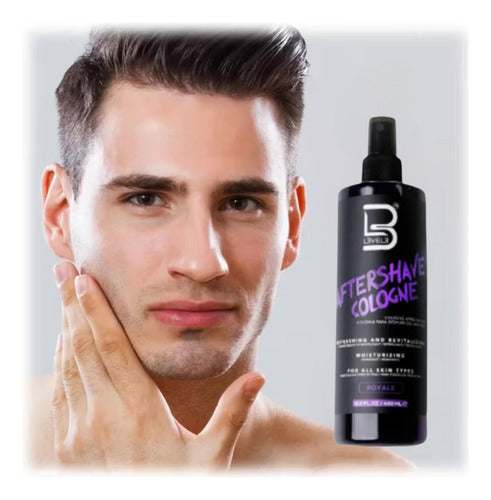 After Shave Colonia Level 3 Royale Morada  400ml