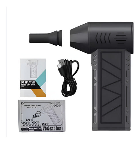 Soplador Inalámbrico Para Barberia-peluqueria Mini Negro