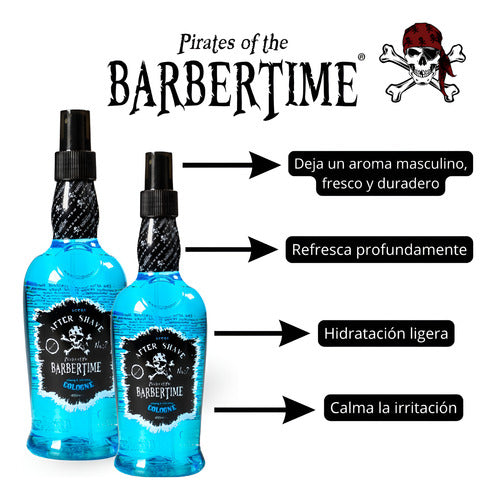 After shave colonia barbertime azul N2 400ml