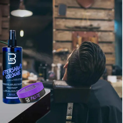 After shave colonia royal level 3 + cera paste matte level 3