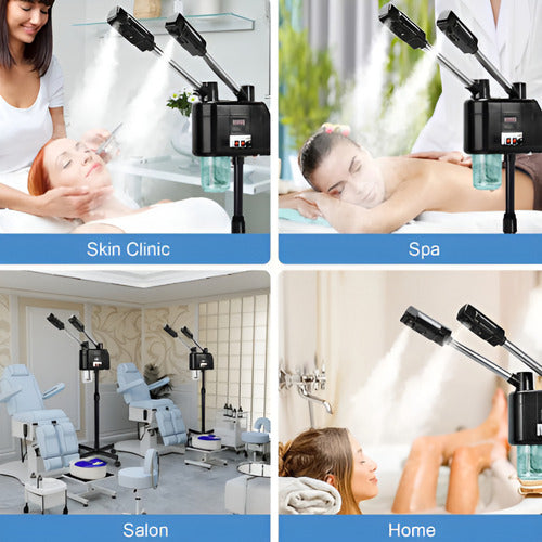Vaporizador Facial Profesional Cosmetologia Ozono Negro Negro