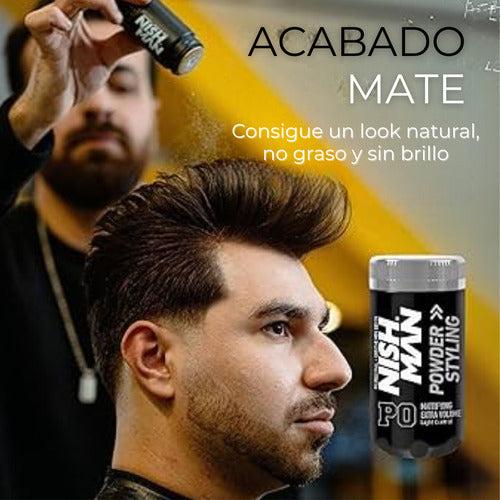 Nishman Polvo Texturizador P0 + Polvo Texturizador Matte P5