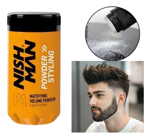 Cera polvo texturizador nishman P1 fijacion alta