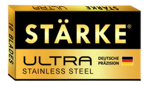 Hojillas chillas de afeitar barber starke display 100 Und