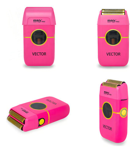 Maquina Afeitadora Profesional Shaver Vector Mrd 11.500 Rpm Color Rosa