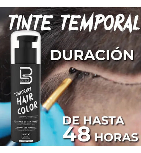 Tinte Para Barba Color Negro Level 3 Tono 1 Negro 1 Negro