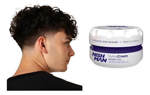 Crema Moldeadora Para Cabello Hombre N6 Nishman 150ml