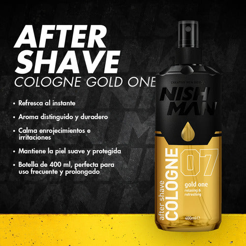 Colonia after shave nishman aroma gold one 07 400Ml