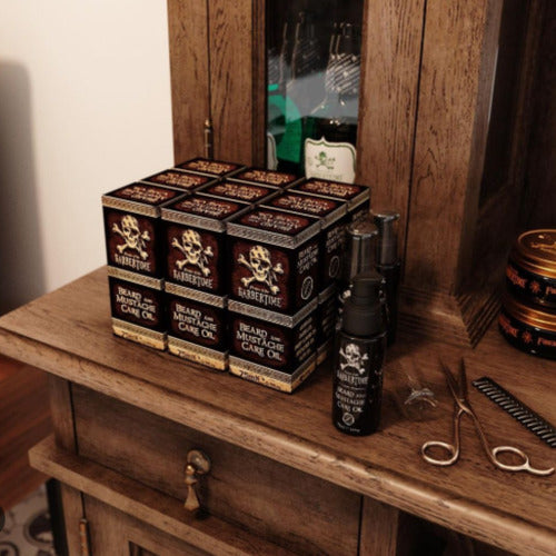 Aceite para cuidado de barba y bigote barbertime 75ml