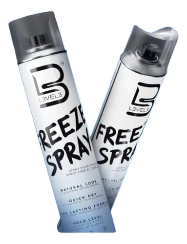 Laca para el cabello level 3 blanca profesional 400Ml