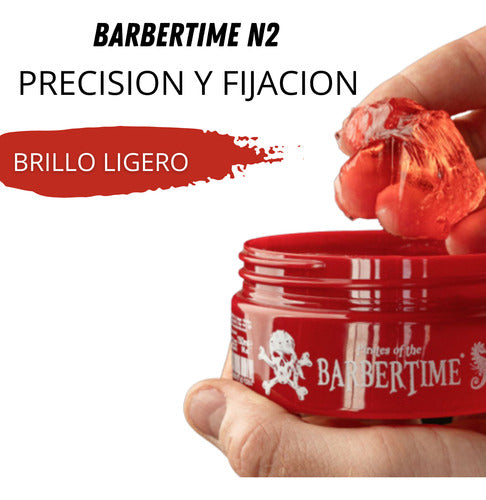 cera fijador para cabello hombre red N2 barbertime 150ml