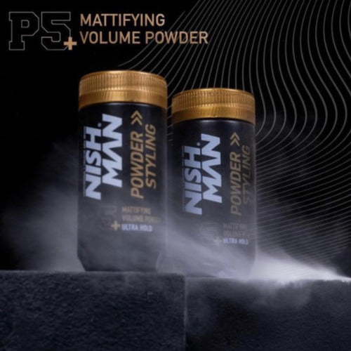 Polvo Texturizador Textura P5 Nishman Negro Matte 20 Gr