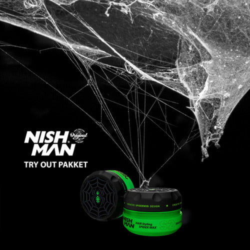 Cera nishman hair styling spider wax telaraña S2