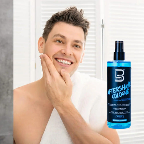 After shave level 3 morada + after shave azul level 3 combo