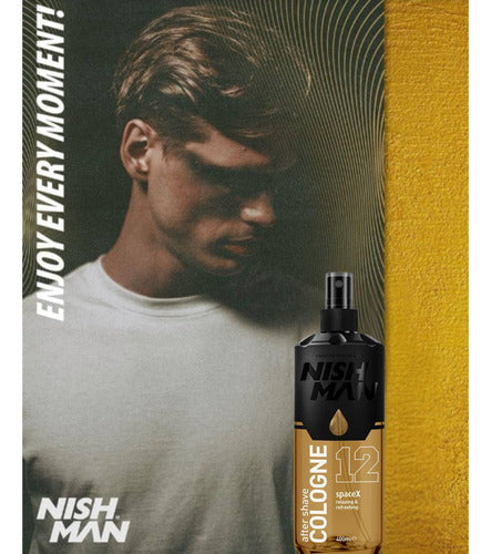 After shave colonia nishman N°12 post afeitado spacex 400ml
