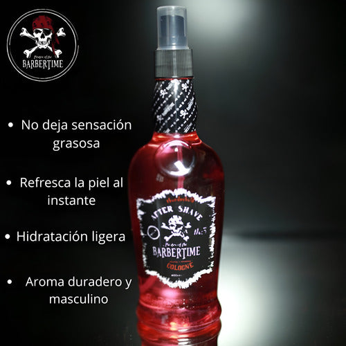 Colonia after shave post afeitado barbertime N3 400ml