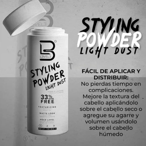 Polvo Texturizador Capilar Level 3 Fijacion De Cabello 30 Gr
