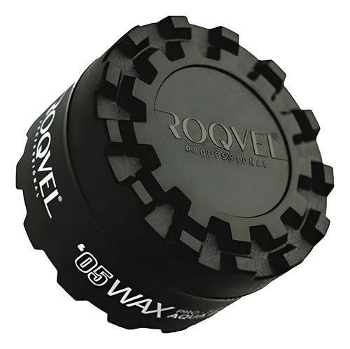 Cera moldeadora roqvel 05 para cabello y barba aqua black