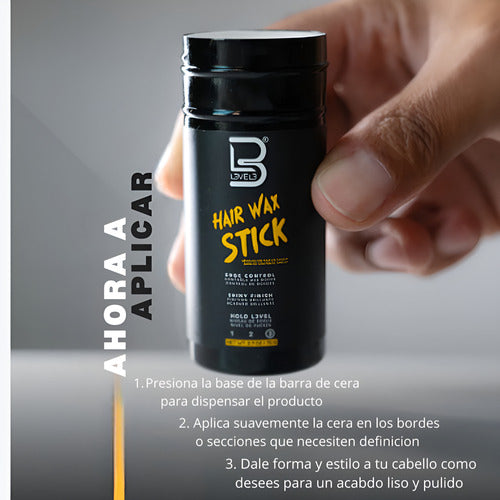 Cera en barra para el cabello level 3