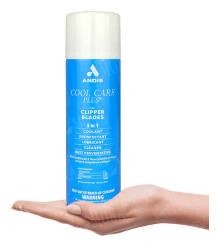 Desinfectante de maquinas barberia andis cool care 5 En 1