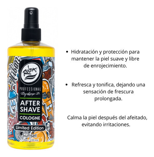 After shave rolda colonia post afeitado sunset 410ml