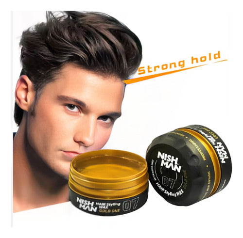 Cera nishman hair wax 07 gold one fijacion de cabello 150Ml