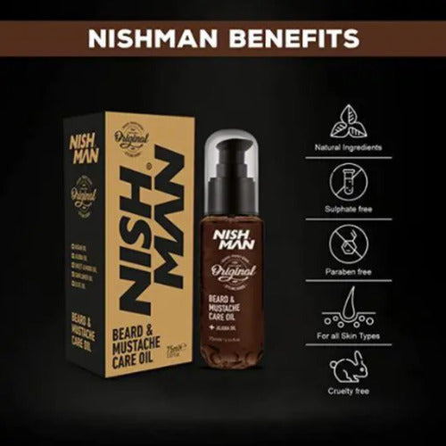 Aceite Barba nish man Hidratante Spray 75 Ml