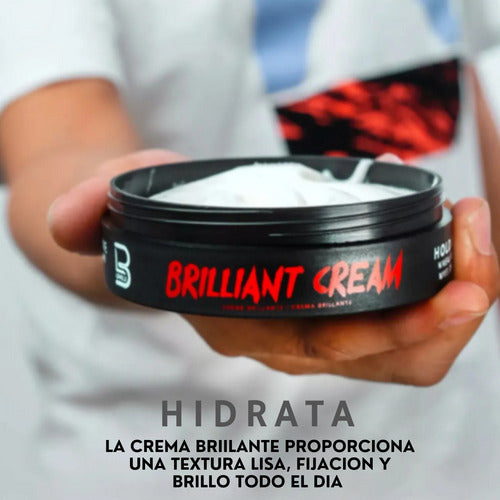 Cera moldeadora brillo para el cabello level 3 roja 150ml