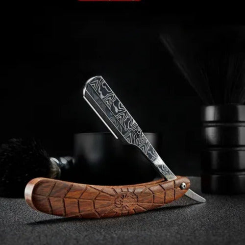 Porta Navaja Barberia Y Peluqueria Marrón
