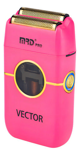 Maquina Afeitadora Profesional Shaver Vector Mrd 11.500 Rpm Color Rosa