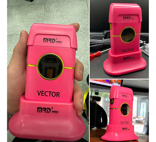 Maquina Afeitadora Profesional Shaver Vector Mrd 11.500 Rpm Color Rosa