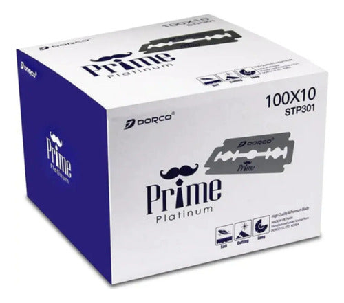 Dorco prime azul caja 1000 hojillas cuchillas para afeitar