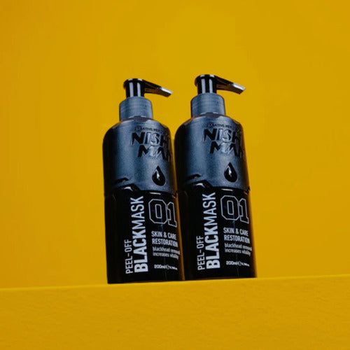Mascarilla Negra Nishman 01 Peel Off Anti Acné Puntos Negros