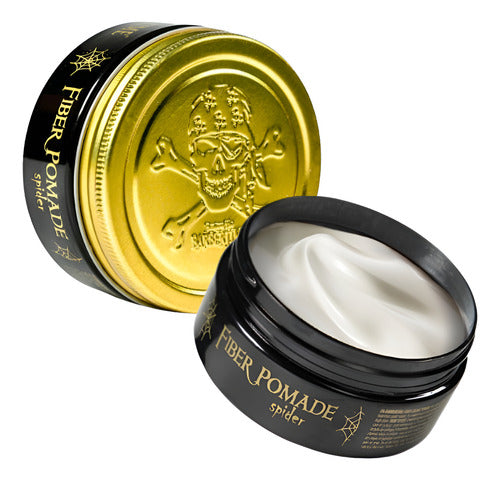 Cera cabello hombre pomade fiber spider barbertime 150ml