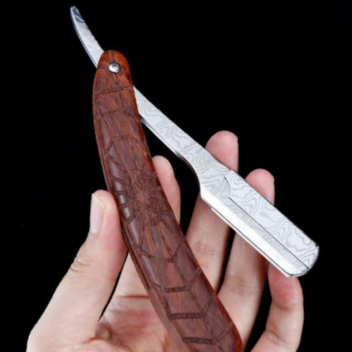 Porta Navaja Barberia Y Peluqueria Marrón