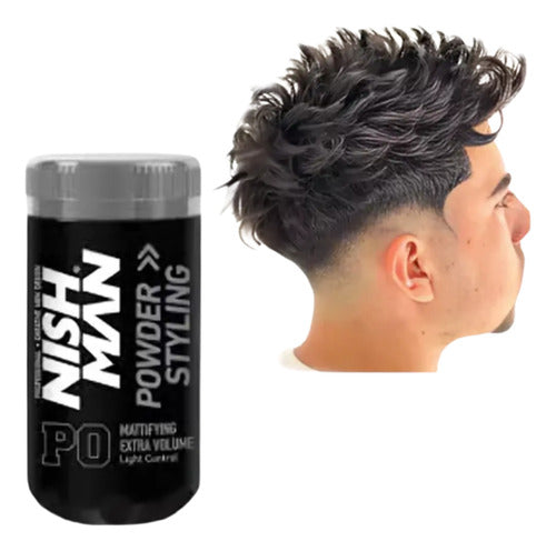 Nishman Polvo Texturizador P0 + Polvo Texturizador Matte P5