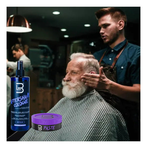 After shave colonia royal level 3 + cera paste matte level 3