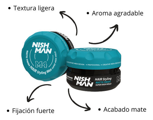Nishman Cera Fijación Súper Alta M4 100ml