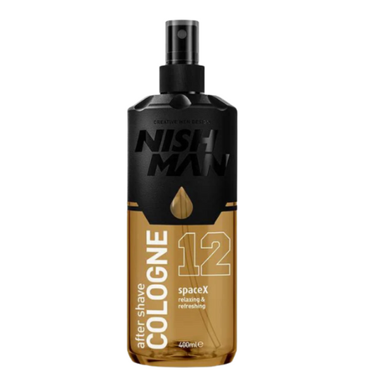 After shave colonia nishman N°12 post afeitado spacex 400ml