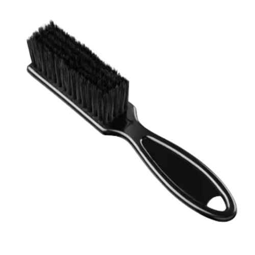 Cepillo fade de barbero profesional negro