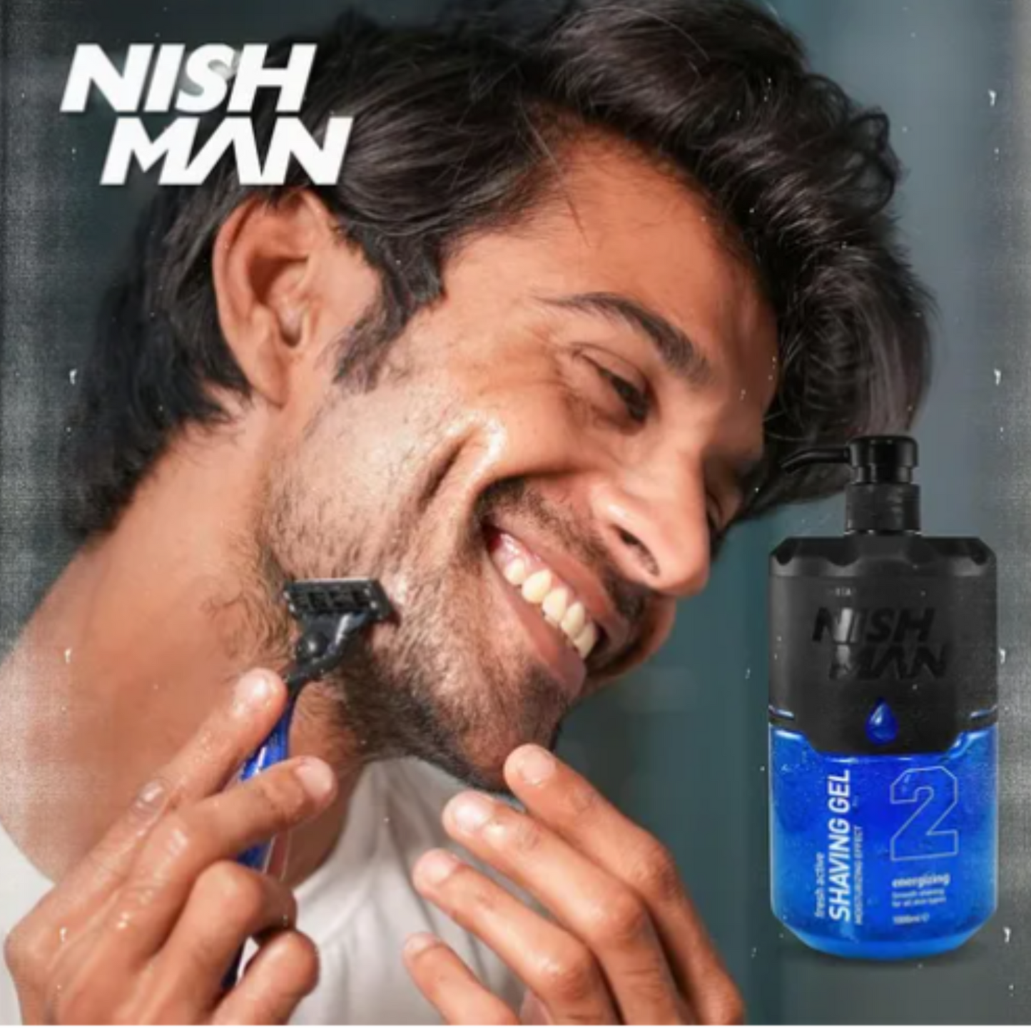 Shaving Gel Fresh Active Nº2 Energizing 1000ml Nishman