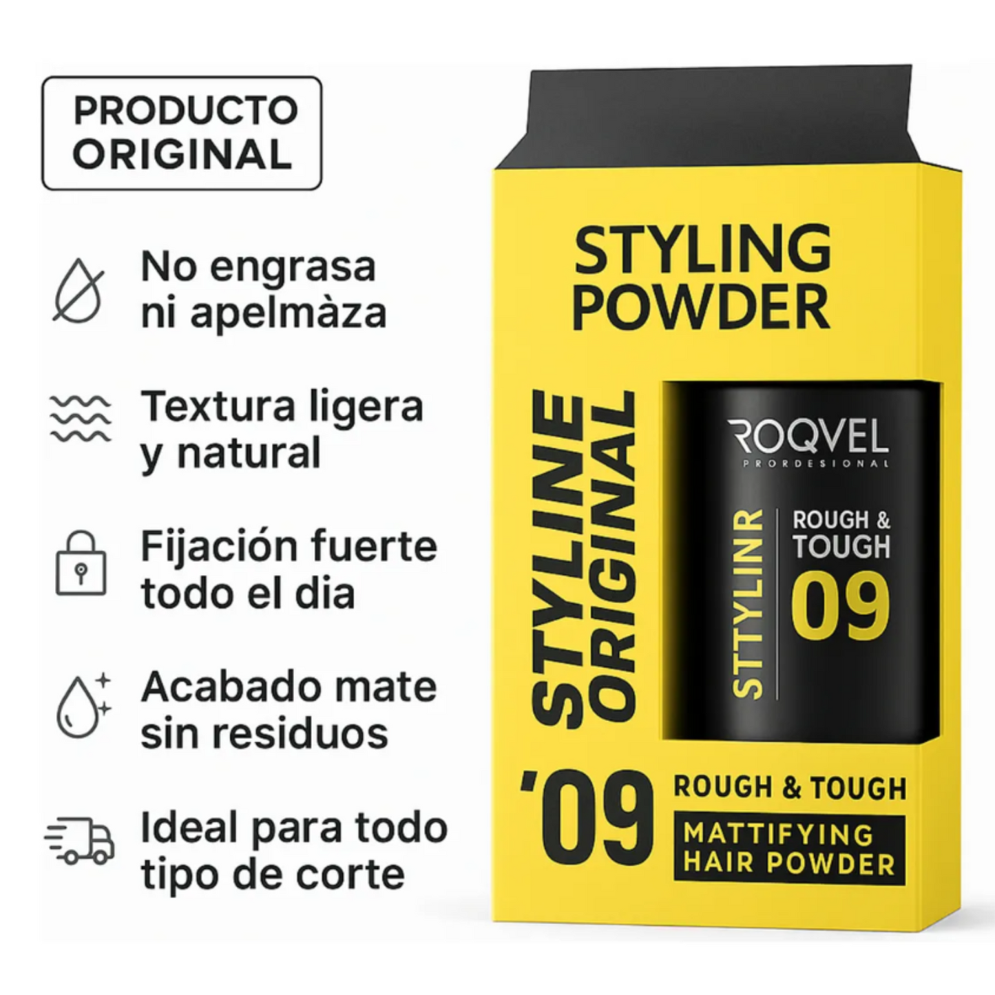 Polvo Texturizador Styling Powder 09 Roqvel