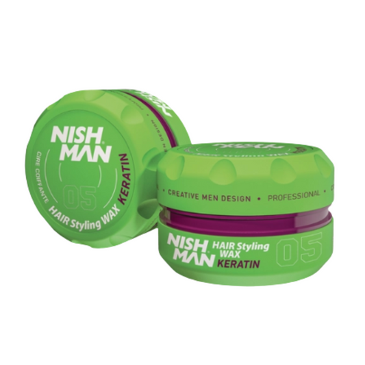 Cera nishman hair wax 05 keratin fijacion de cabello 150 Ml