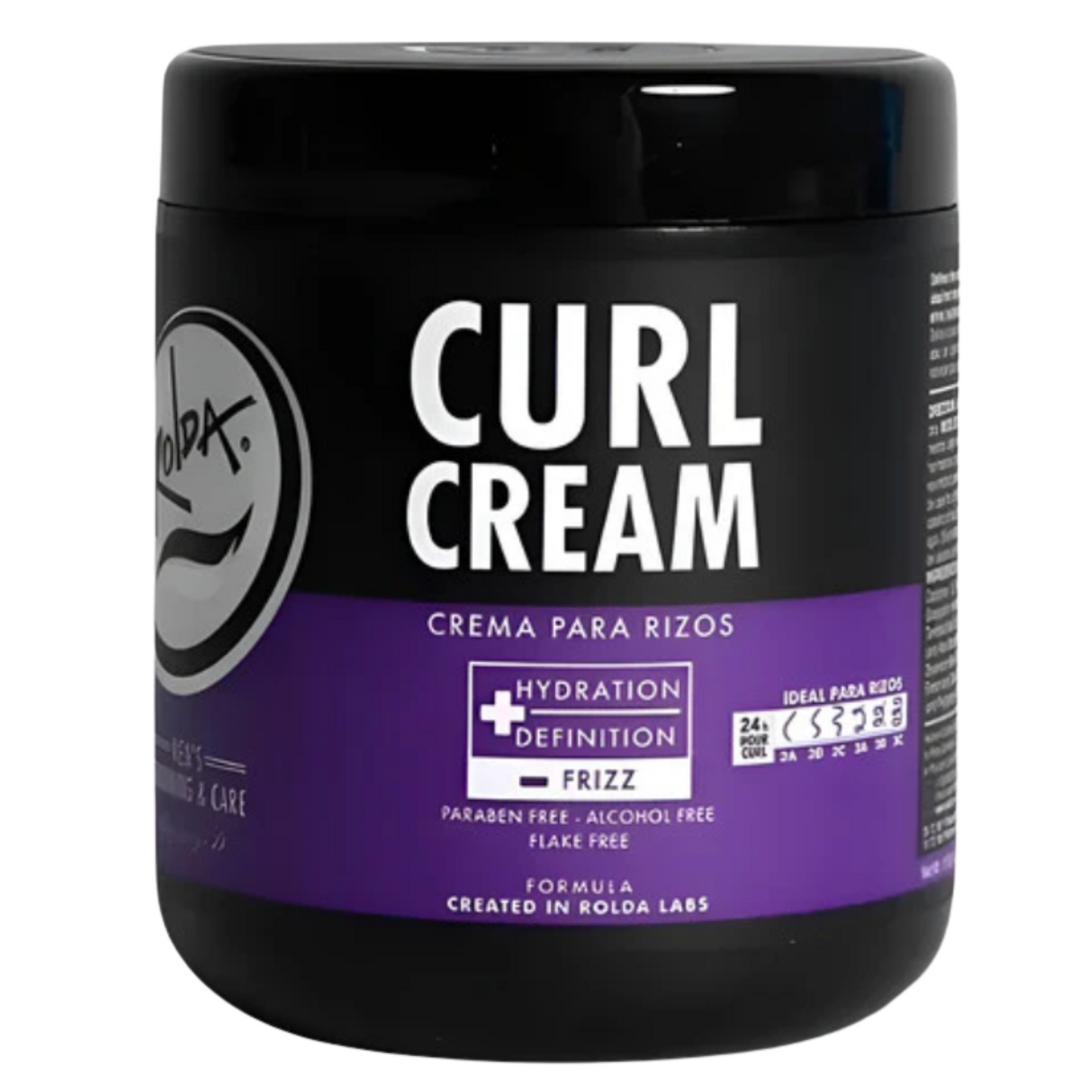 Crema Moldeadora Capilar Rolda Cabellos Rizos Anticaspa 100kg