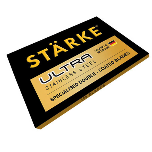 Hojillas chillas de afeitar barber starke display 100 Und