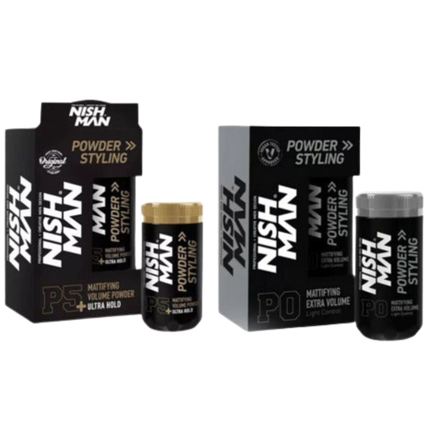 Nishman Polvo Texturizador P0 + Polvo Texturizador Matte P5