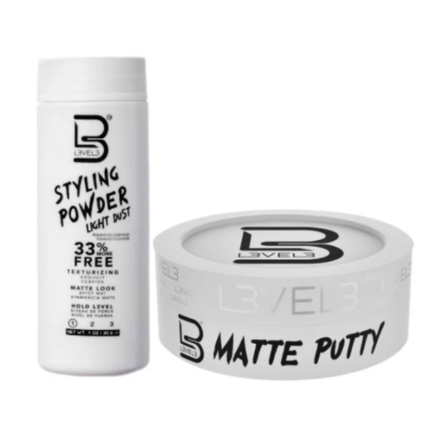 Polvo Texturizador Fijacion Level3 + Cera Moldeadora Matte