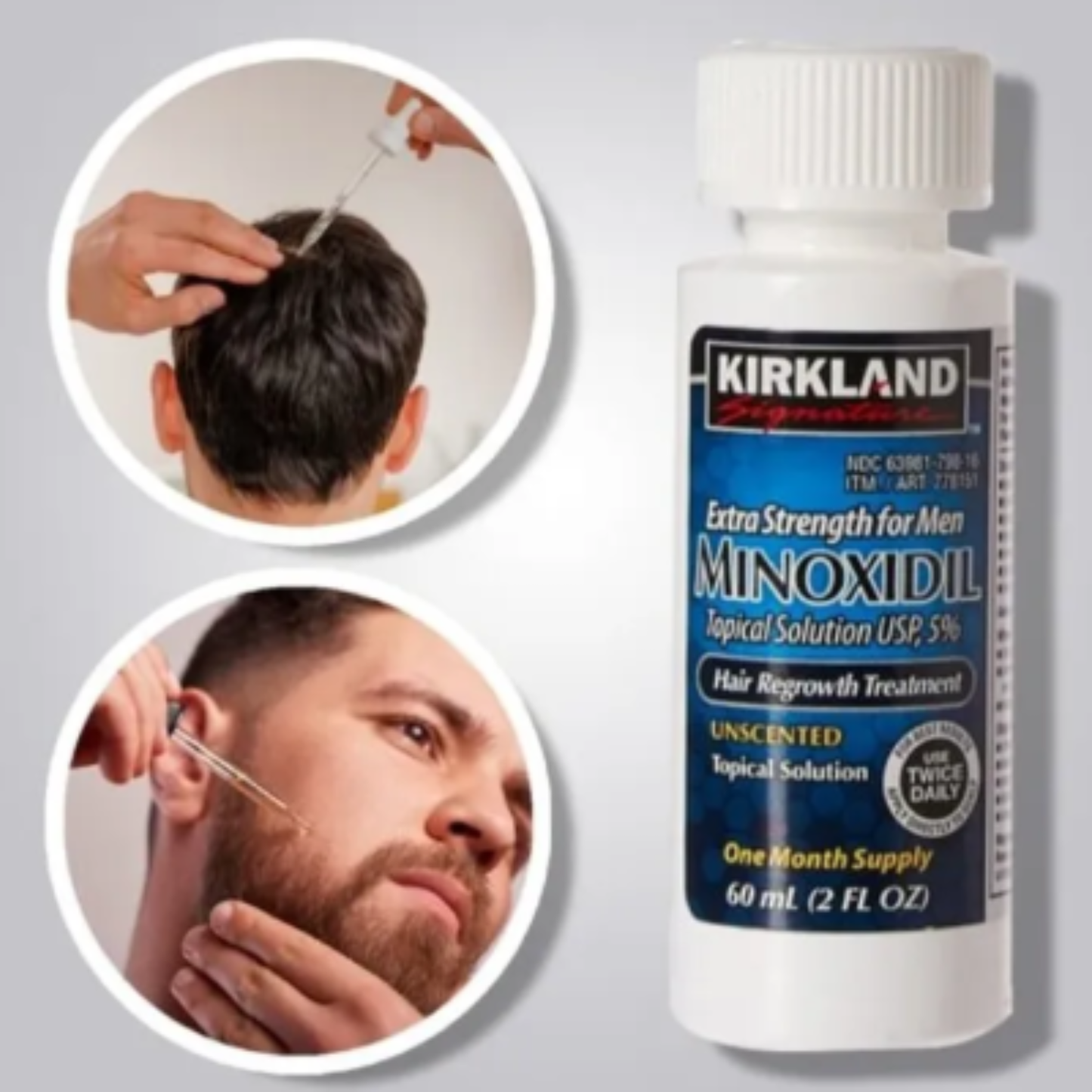 Dermadoller + Minoxidil 60ml + Gotero