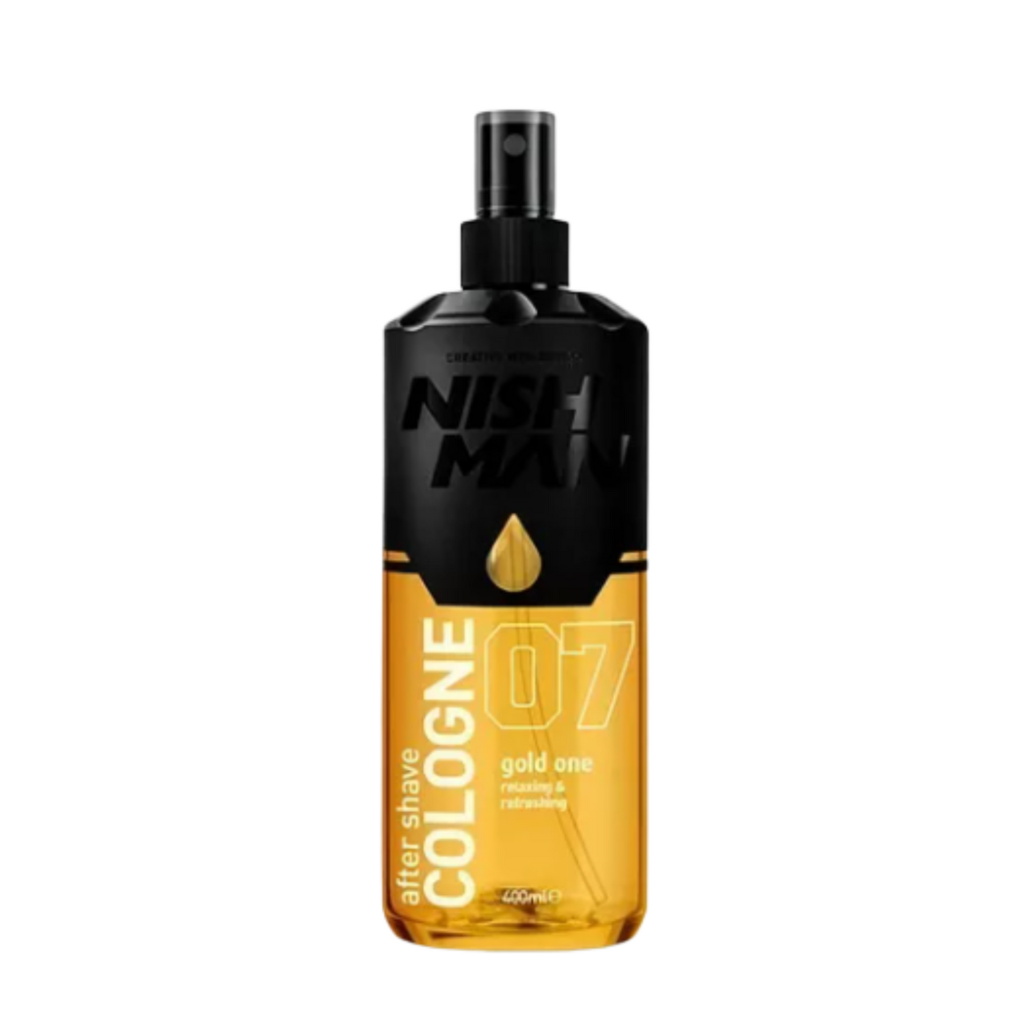 Colonia Nish Man Afeitado After Shave N°07 Gold One 400ml