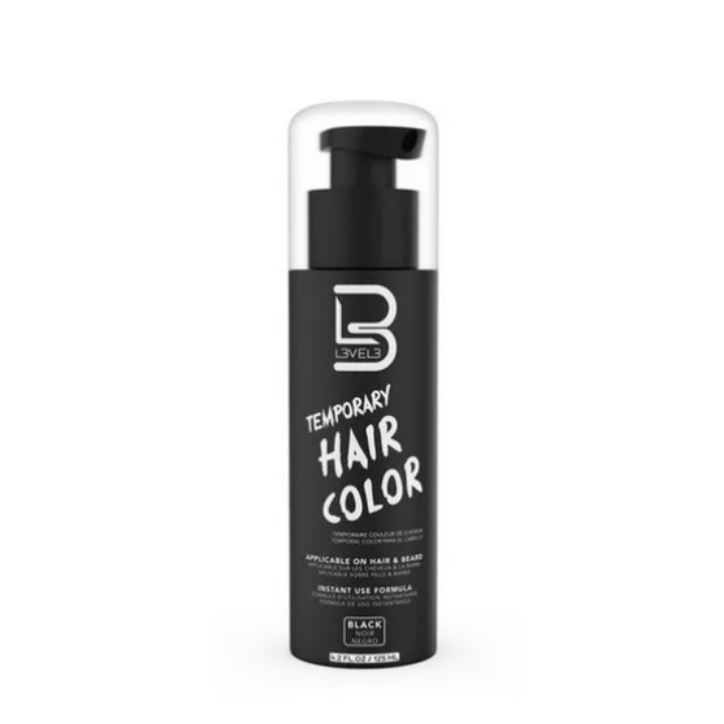 Tinte Para Barba Color Negro Level 3 Tono 1 negro